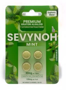SevynOH™ 7OH Chewable Tablets – 30mg | 4-Pack | Mint Flavor